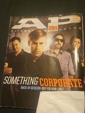 Andrew Mcmahon Something Corporate Alternative Press Magazine #266 Sept 2010